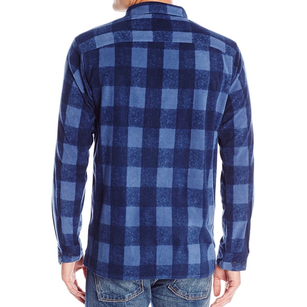 Columbia Long Sleeve Fleece Shirt / Over Shirt Mens XXL - Picture 2 of 3